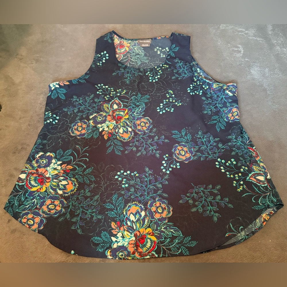 Van Heusen Multicolor Floral Shirt XL